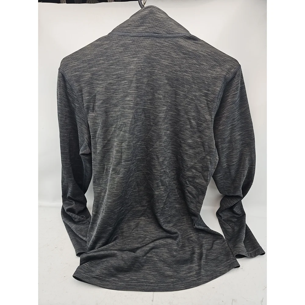 REI Co-op Men's Charcoal Grey 1/4 Zip Technical Pullover